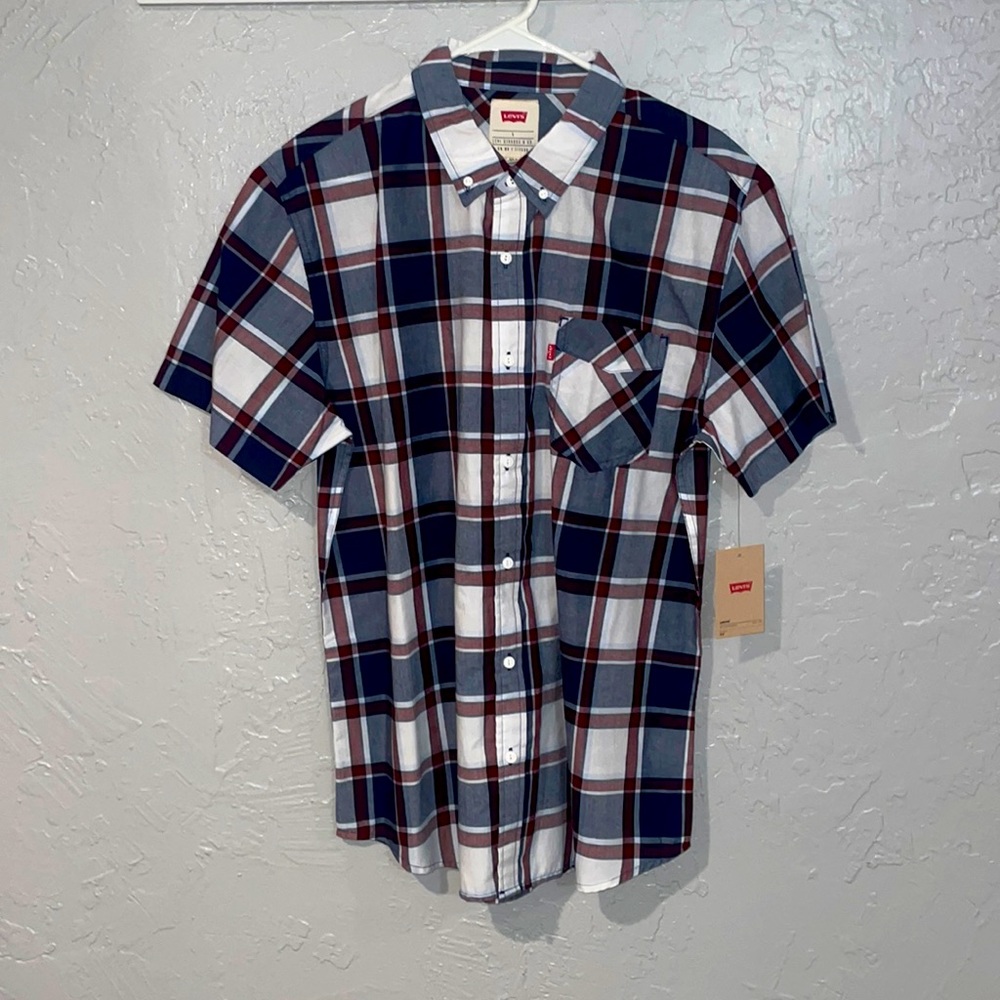 Levi’s mens flannel shirt sleeve